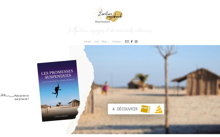 Screenshot of ecriturevagabonde.com