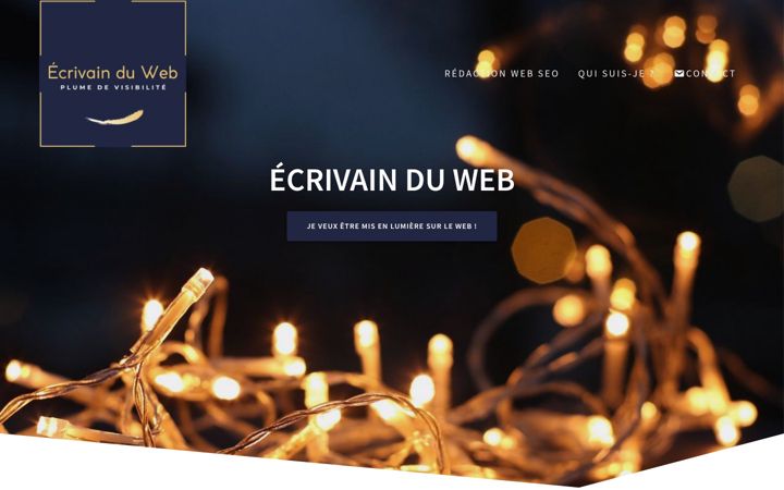 Screenshot of ecrivainduweb.fr