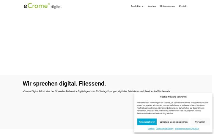 Screenshot of ecrome.digital