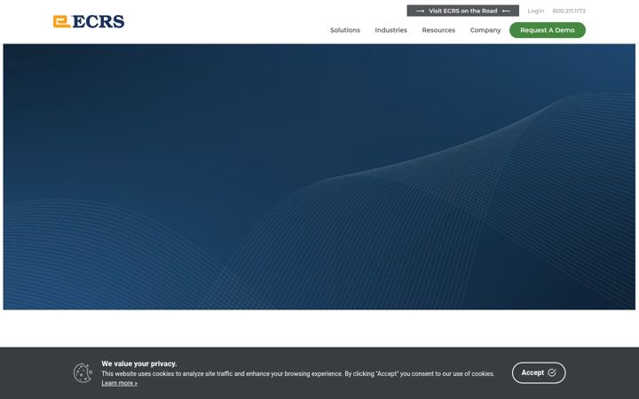 Screenshot of ecrs.com