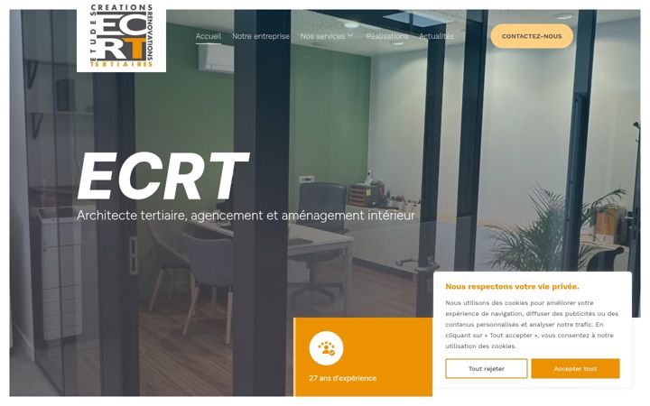 Skärmbild av ecrtamenagement.fr