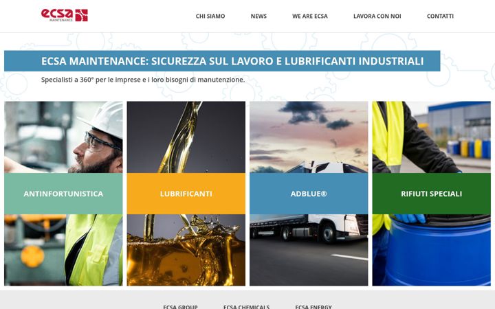 Ekrano kopija ecsa-maintenance.ch