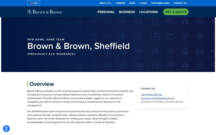Screenshot of ecsbrokers.com