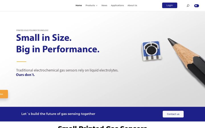 Screenshot of ecsense.com