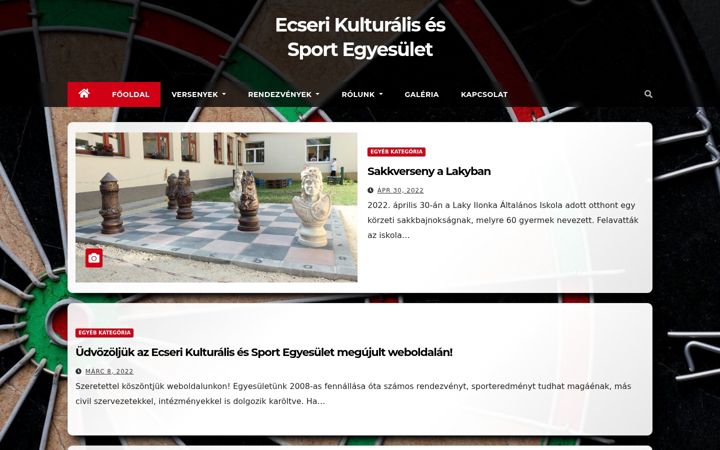 Skjermbilde av ecserikse.hu