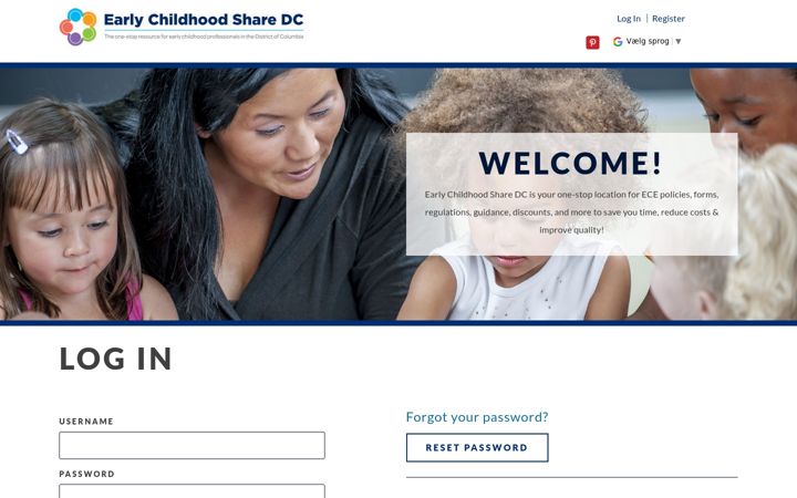 Screenshot of ecsharedc.org