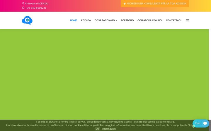 Screenshot of ecsoluzioni.it