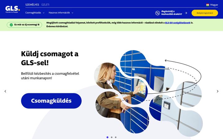 Skjermbilde av ecsomag.hu