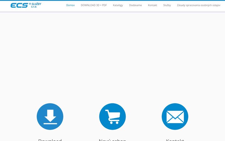 Screenshot of ecssluzby.sk