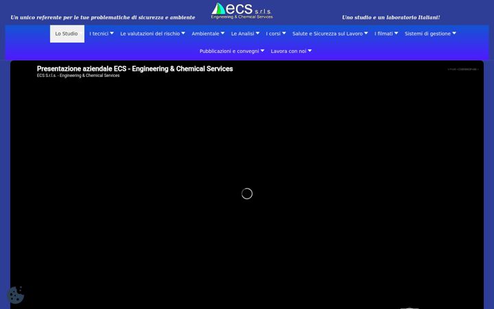Snímek obrazovky ecssrl.eu