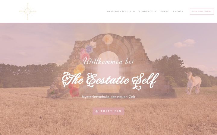 Screenshot of ecstaticself.ch
