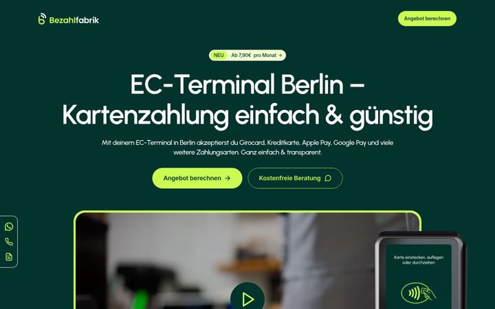 Screenshot of ecterminal-berlin.de