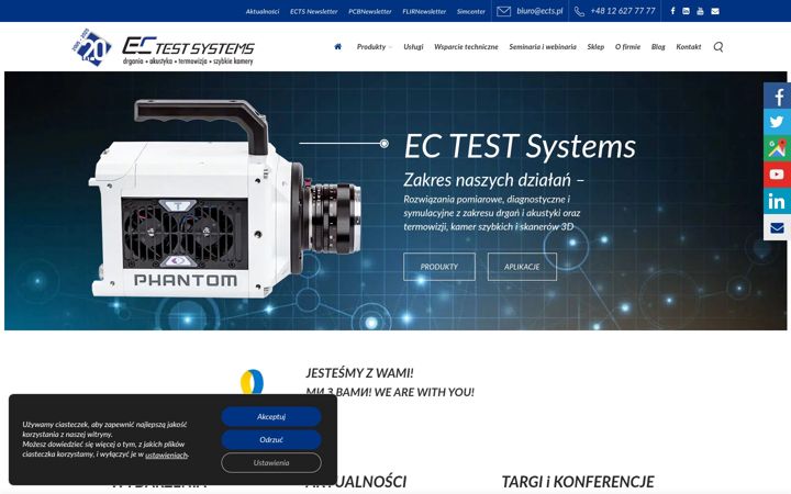Captura de pantalla de ects.pl