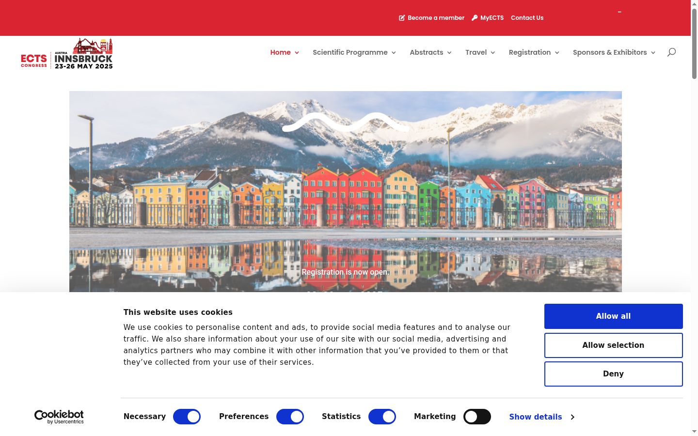 Sutikimo reklamjuostės, rodytos prieš bet kokią sąveiką, ekrano kopija