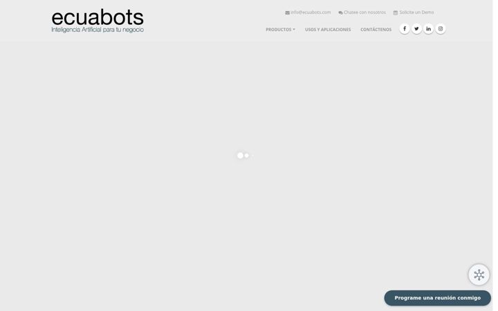 Screenshot of ecuabots.com