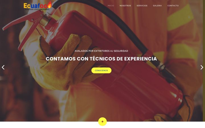 Screenshot of ecuafoc.com