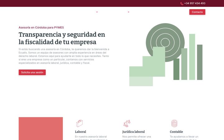 Screenshot of ecualis.es
