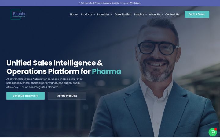 Capture d'écran de ecubix.io