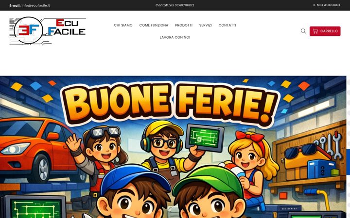 Screenshot of ecufacile.it