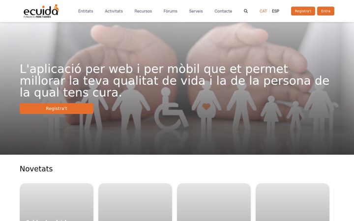 Screenshot of ecuida.org