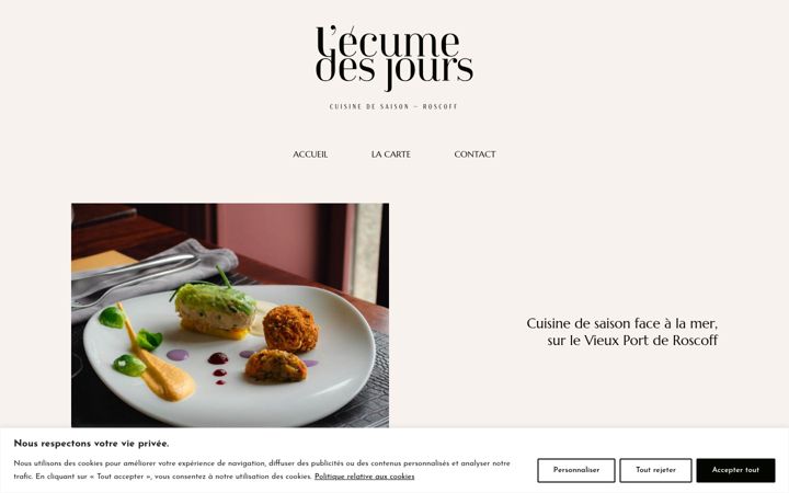 Skärmbild av ecumedesjours-roscoff.fr