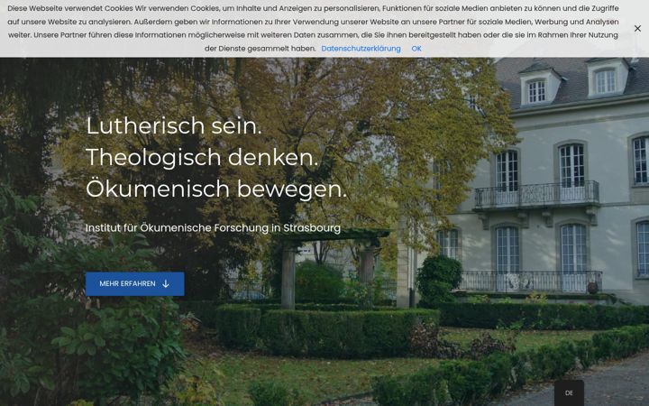 Screenshot of ecumenical-institute.org