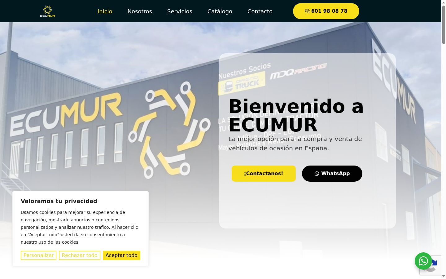 Screenshot tal-banner tal-kunsens muri qabel kwalunkwe interazzjoni