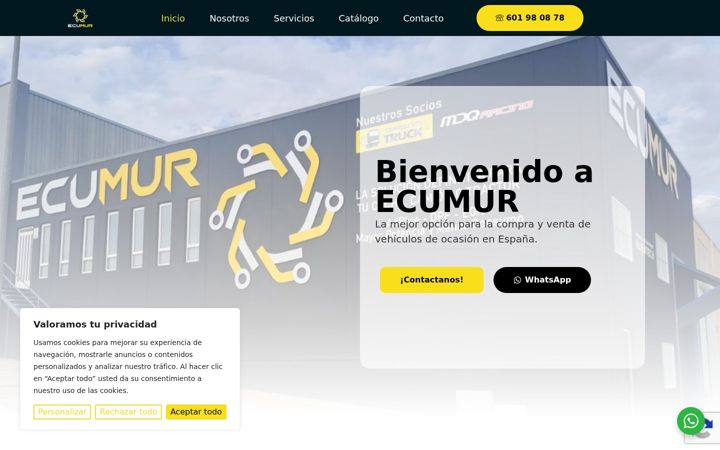 Screenshot of ecumur.com
