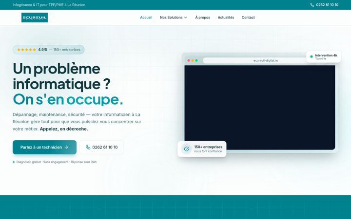Screenshot of ecureuil-digital.re