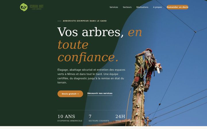 Screenshot του ecureuil-vert.fr
