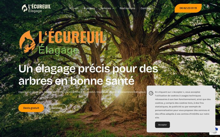Screenshot του ecureuilelagage-81.fr