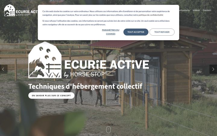 Screenshot του ecurie-active.fr