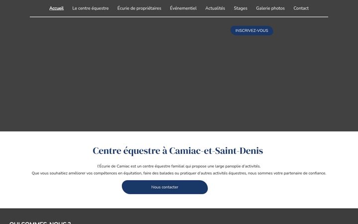Screenshot του ecurie-camiac.fr