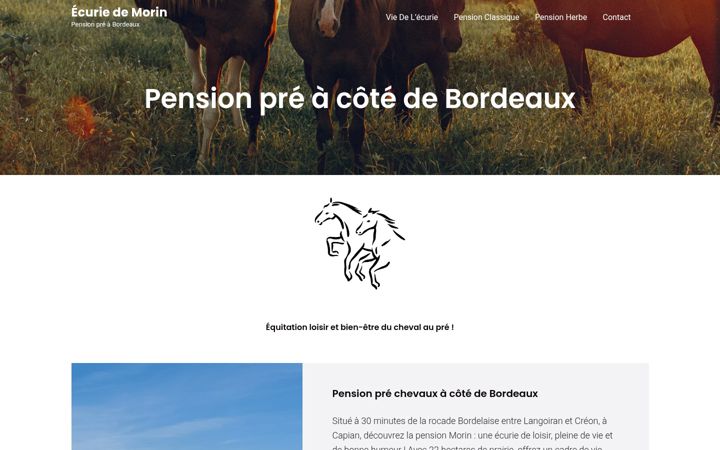 Screenshot of ecurie-de-morin.com