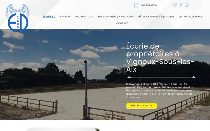 Screenshot di ecurie-ed.fr
