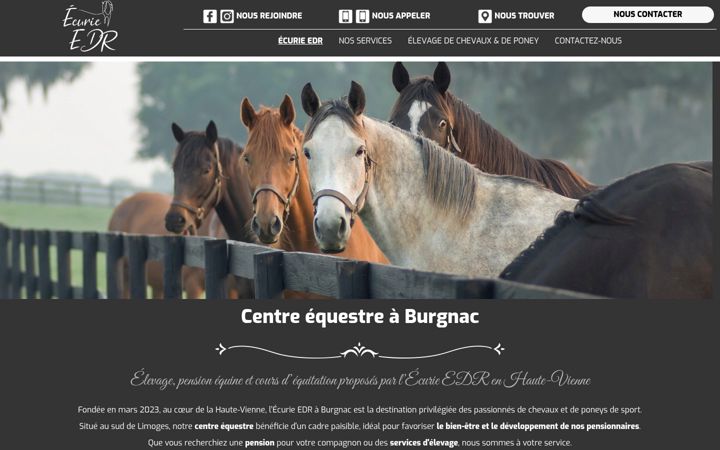 Screenshot di ecurie-edr.fr