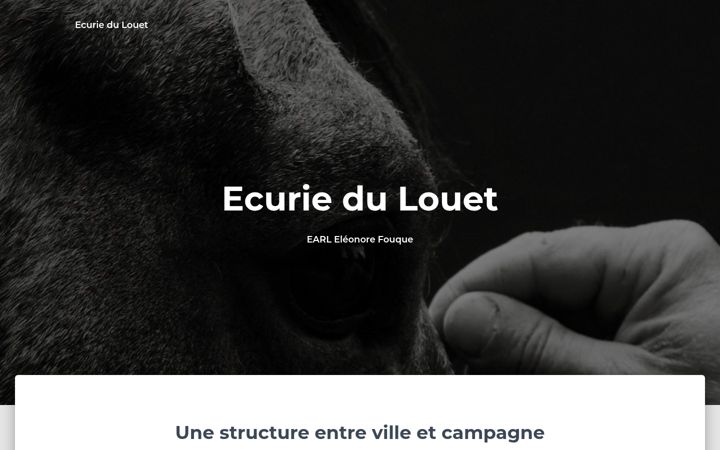 Screenshot di ecurie-louet.fr
