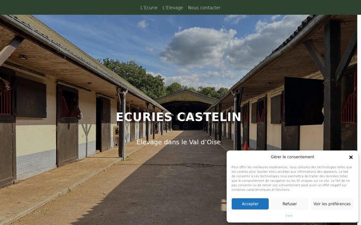Screenshot of ecuries-castelin.fr
