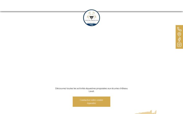 Screenshot of ecuries-chateaulaval.fr