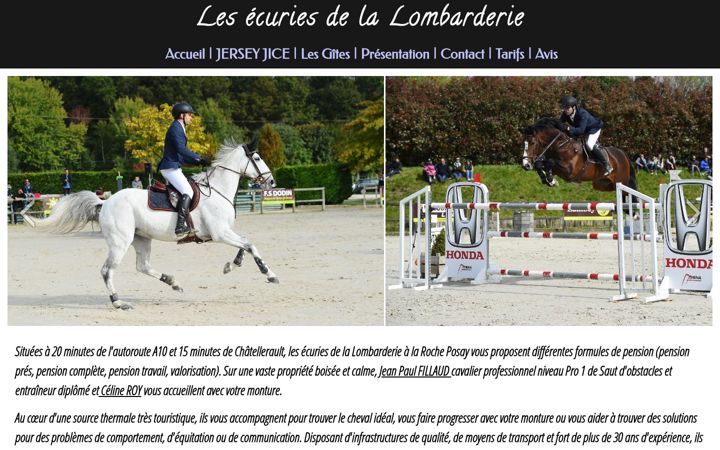 Screenshot of ecuries-la-lombarderie.fr