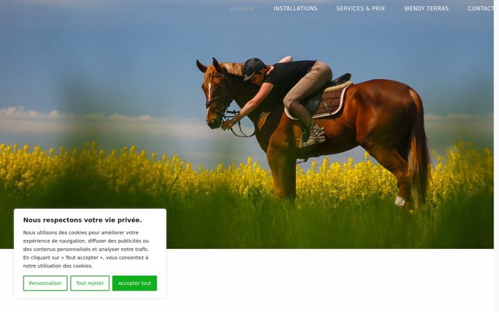 Screenshot of ecuriewendyterras.com