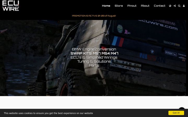 Screenshot of ecuwire.com