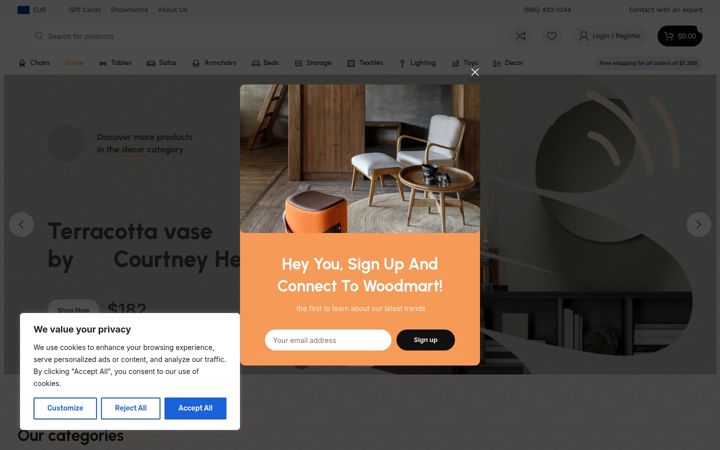 Screenshot of ecwizon.com
