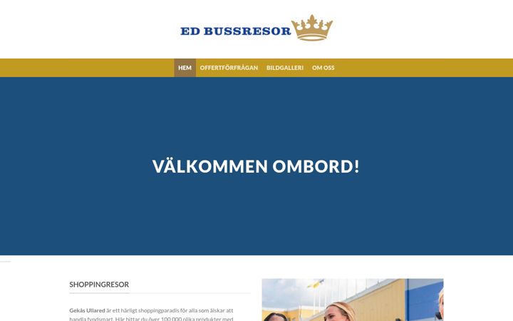 Screenshot of ed-bussresor.se