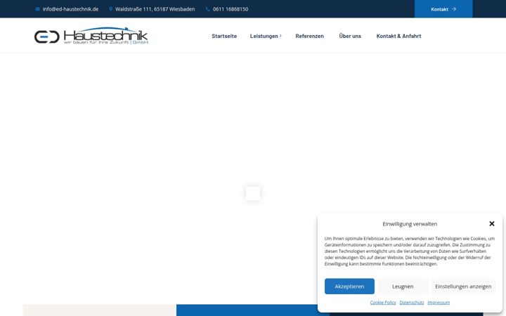 Screenshot of ed-haustechnik.de