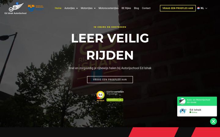 Screenshot ta' ed-ishak.nl