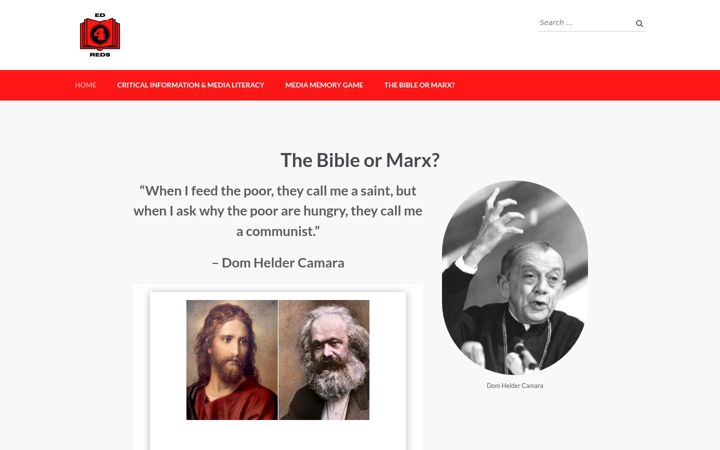 Screenshot of ed4reds.org