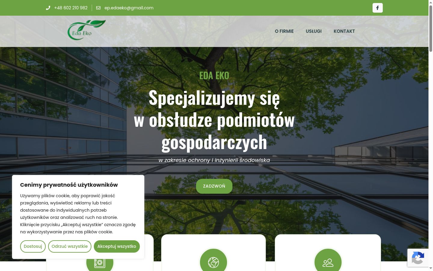 Képernyőkép a bármilyen interakció előtt megjelenő hozzájárulási bannerről