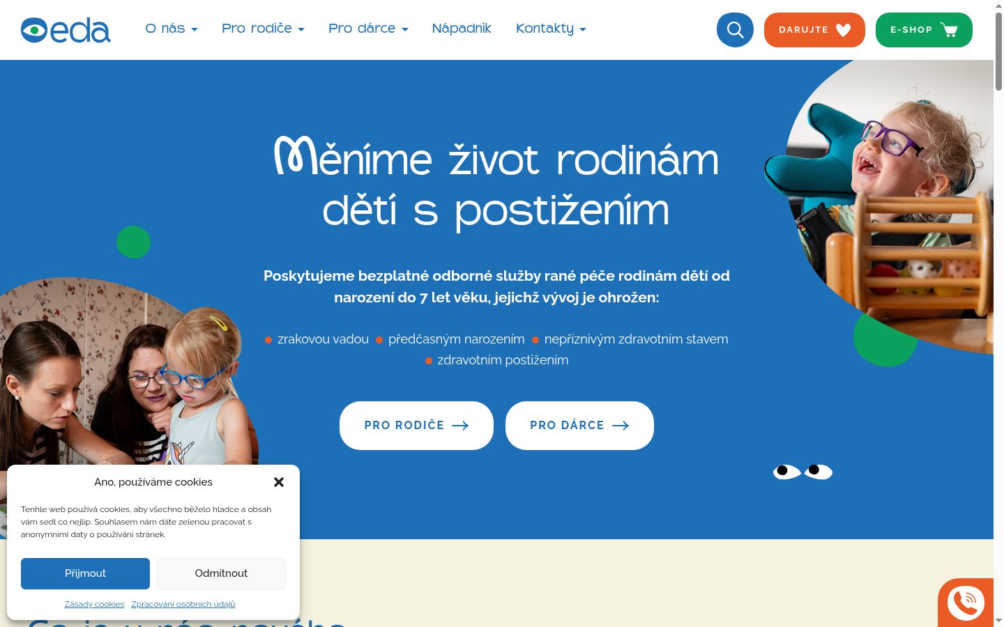 Snimka zaslona bannera za privolu prikazanog prije bilo kakve interakcije