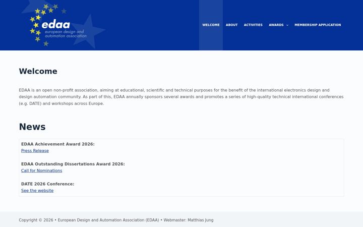 Screenshot of edaa.com